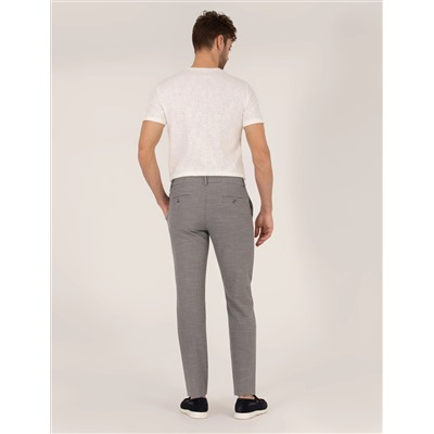 Gri Ex. Slim Fit Kumaş Pantolon
