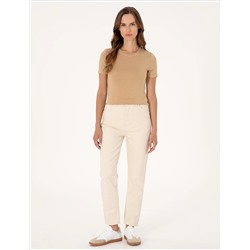 Kum Regular Fit Crop Tişört