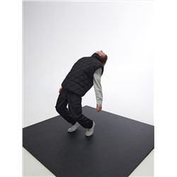 Steppweste mit Stehkragen