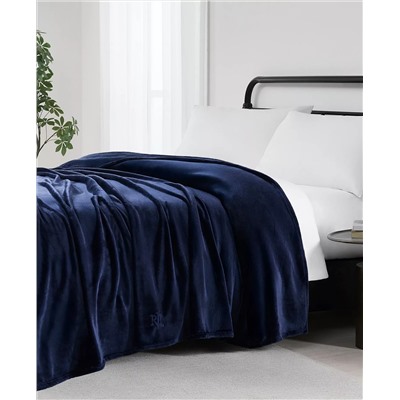 Lauren Ralph Lauren Micromink Plush Blanket, Twin (Плюшевое одеяло)