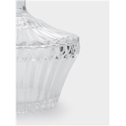 Конфетница, 17 см, с крышкой, стекло Р, Saltaire