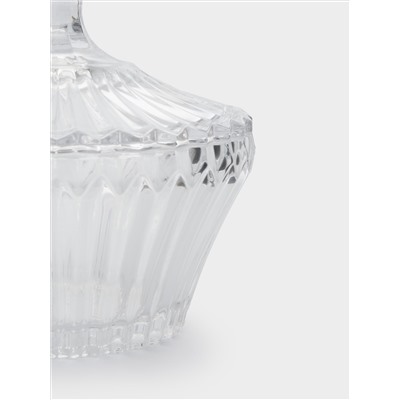 Конфетница, 17 см, с крышкой, стекло Р, Saltaire