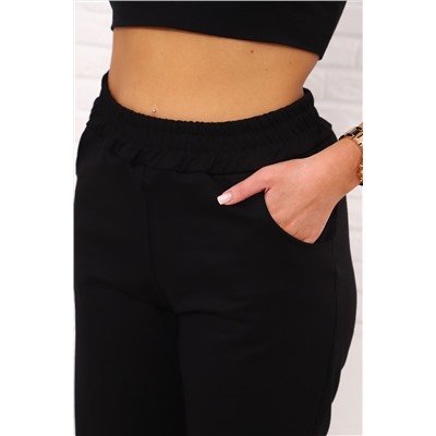 Брюки прямого кроя женские с карманами, Арт. 811