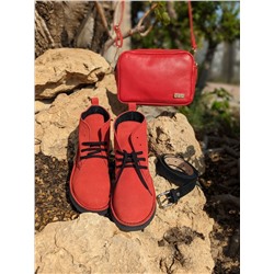 Ab. Zapatos 1619 New R · FUEGO+Pelle 21-20 (370) Rojo+Ab.Z cinturón 160 negro АКЦИЯ