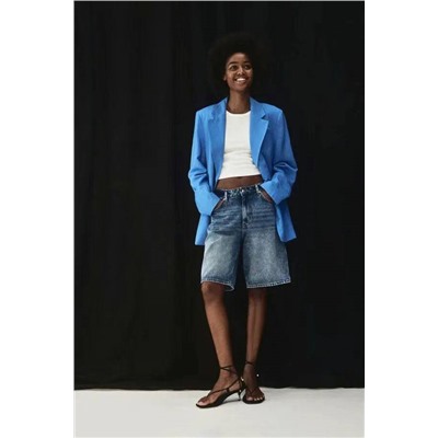 Женский пиджак из смесового льна Н*М