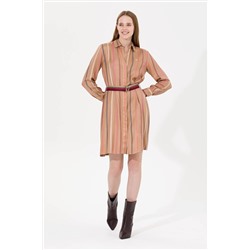 Kadın Camel Dokuma Elbise