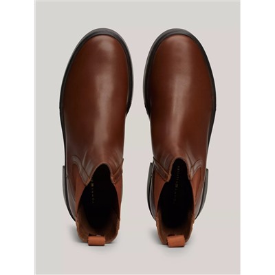 Monogram Leather Chelsea Boot  Women's