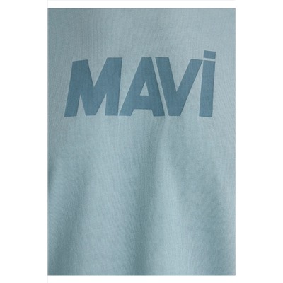 Mavi Logo Baskılı Tişört Slim Fit / Dar Kesim 066846-70838