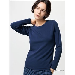 HEATTECH Ultra Warm Crew Neck T-Shirt (Long Sleeve)