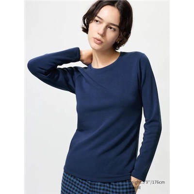 HEATTECH Ultra Warm Crew Neck T-Shirt (Long Sleeve)