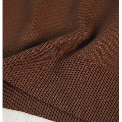 Повседневный трикотажный свитер с длинным рукавом ЛАКОСТ*Е