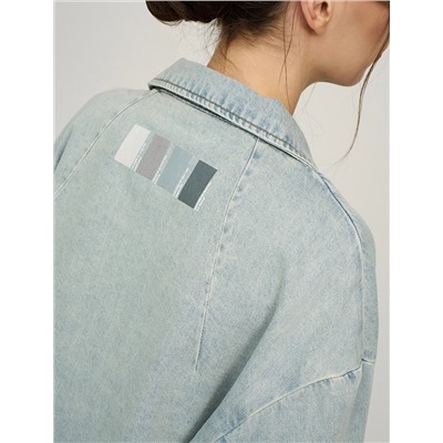 Голубой жакет из денима