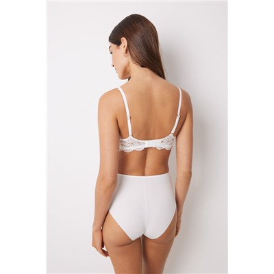CHARMING Sujetador triangular relleno blanco