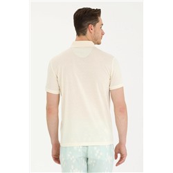 Erkek Krem Polo Yaka Tişört