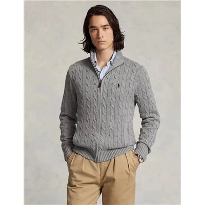 Классический хлопковый трикотажный кардиган  РАЛЬ*Ф Л