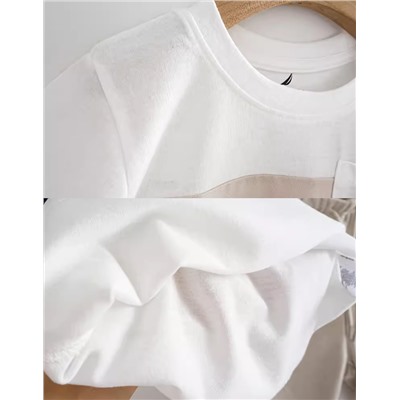 Хлопковый костюм для мальчиков на лето