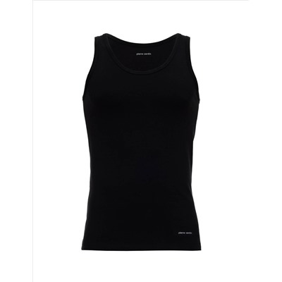 Siyah Pamuk Karışımlı Atlet Boxer Set