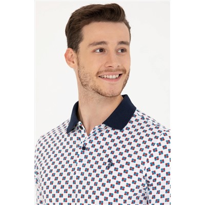 Erkek Beyaz Polo Yaka Tişört