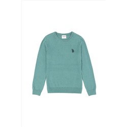 Erkek Çocuk Mint Basic Kazak