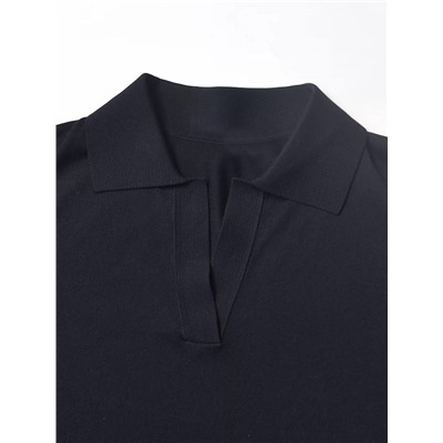 Мужская однотонная футболка polo The Ro*w Экспорт (made in Italy)