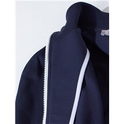 Бомбер среднего объема из футера двухнитки с эластаном