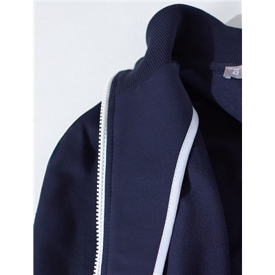 Бомбер среднего объема из футера двухнитки с эластаном