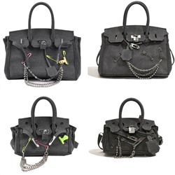 Супер трендовая в этом сезоне джинсовая сумка  в стиле Herme*s Birki*n