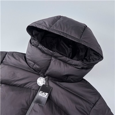 Мужская плотная куртка-пуховик с капюшоном EMPORIO ARMAN*I