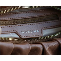 Wanlim*a женская кожаная сумка в красивом коричневом цвете Экспорт ( цена на бирке 1598ю )