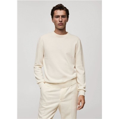 Мужской пуловер из смесовой шерсти МАНГ*О