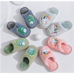 Детские теплые тапочки