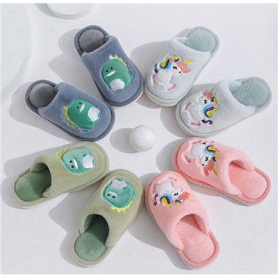 Детские теплые тапочки