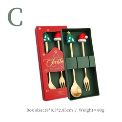 Рождественская вилка + ложка