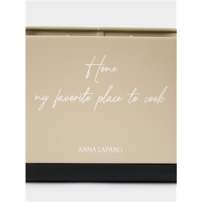 Подставка для кухонных принадлежностей, 19х13 см, 3 отд, металл/пластик, бежевая, Retro