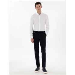 Lacivert Klasik Jogger Pantolon