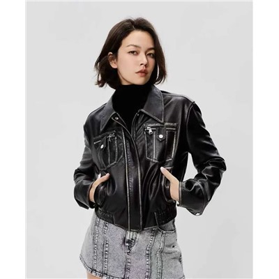 Женская кожаная куртка Onl*y , экспорт