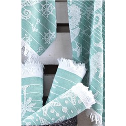 Mariva home Havlu Peştemal, Plaj Havlusu, Banyo Havlusu, Midye Desen