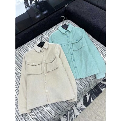 Стильная вельветовая рубашка  Chane*l