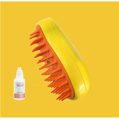 Супер незаменимая штука для наших любимых питомцев 🫶  Расческа, но не обычная, а с ёмкостью  для воды и эссенции, которая очищает и делает расчёсывание более лёгким.