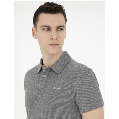 Gri Slim Fit Tişört