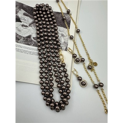 Нить 140 см -жемчуг 10 мм