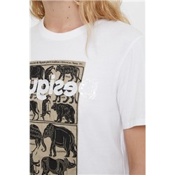 Camiseta parche 100% algodón