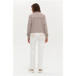 Kadın Krem Jean Pantolon