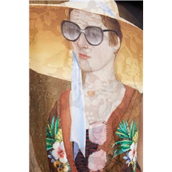 Camiseta retrato obra de arte