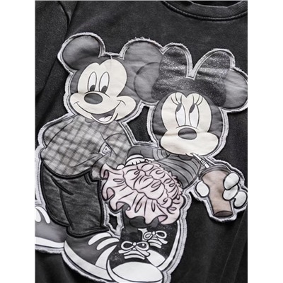 Женский уютный трикотажный костюм Disne*y, экспорт