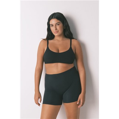 Pantalón corto interior algodón negro