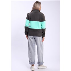 654 Толстовка флис Колор-блок