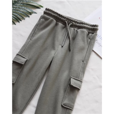 Штаны карго теплые для мальчиков. Материал: 80% хлопок, 20% полиэстер