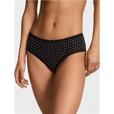 The Lacie Cotton Lace-Waist Cheeky Panty