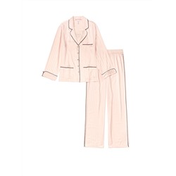 VICTORIA'S SECRET Satin & Rhinestone Button PJ Set